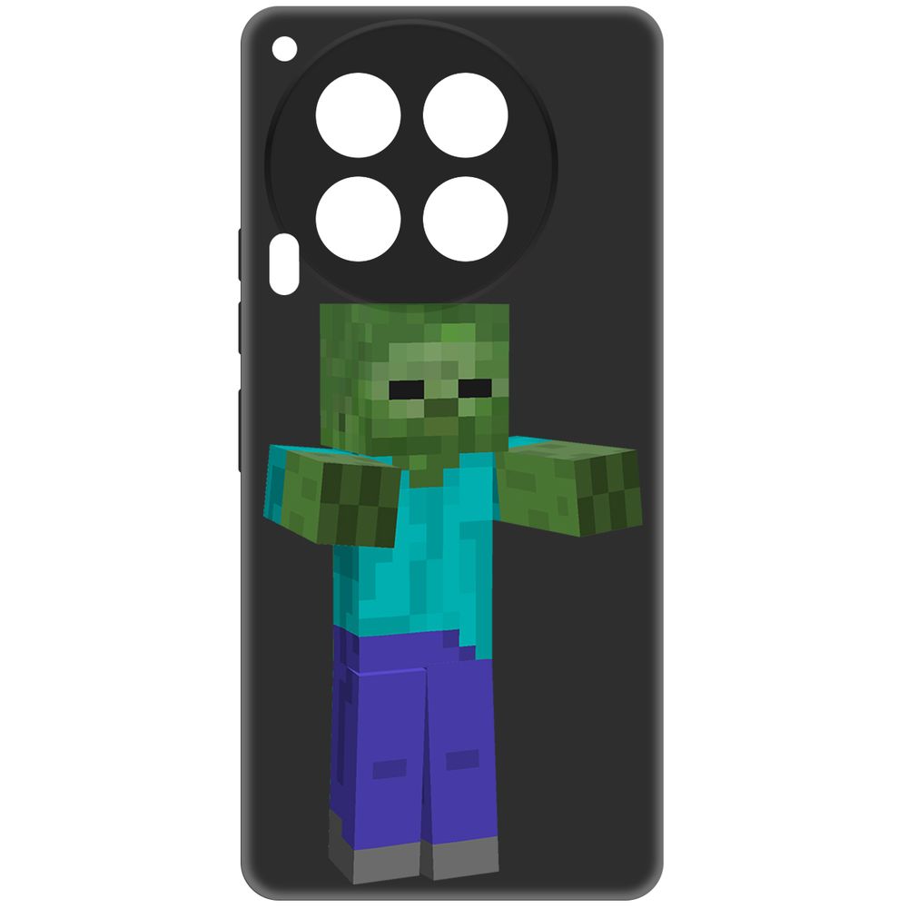 

Чехол-накладка Krutoff Soft Case Minecraft-Гигант для TECNO Camon 30 5G черный