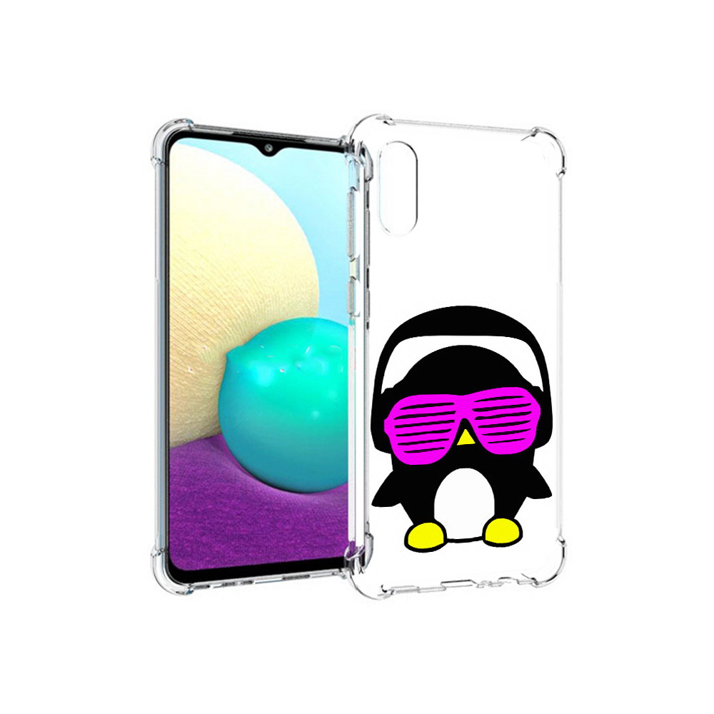 

Чехол MyPads Tocco для Samsung Galaxy M02 пингвин (PT157689.478.541), Прозрачный, Tocco