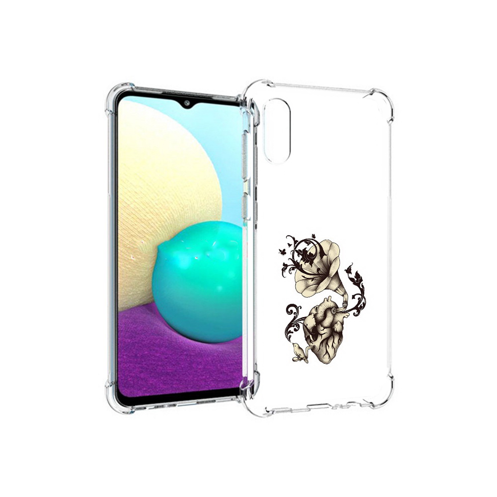 

Чехол MyPads Tocco для Samsung Galaxy M02 Граммофон (PT157689.478.55), Прозрачный, Tocco