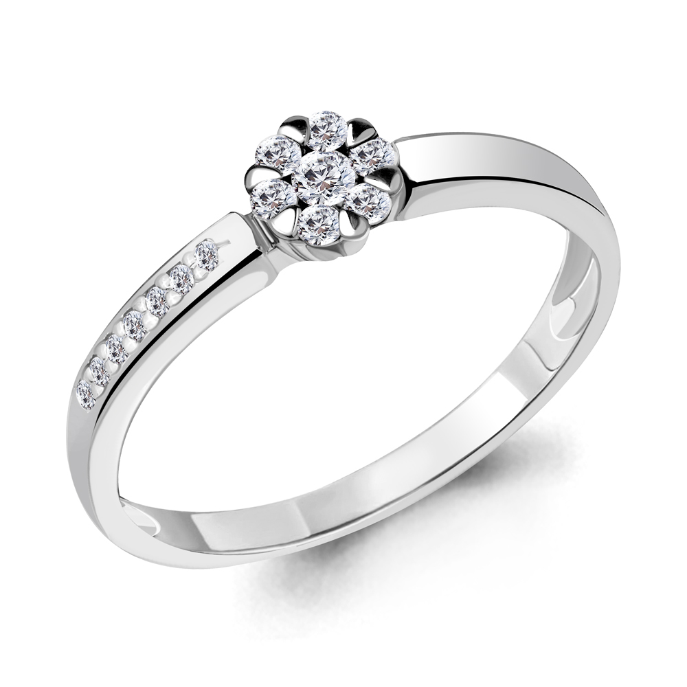 

Кольцо из белого золота с бриллиантом Aquamarine Aquamarine 963657А_585_бз р, 963657А_585_бз