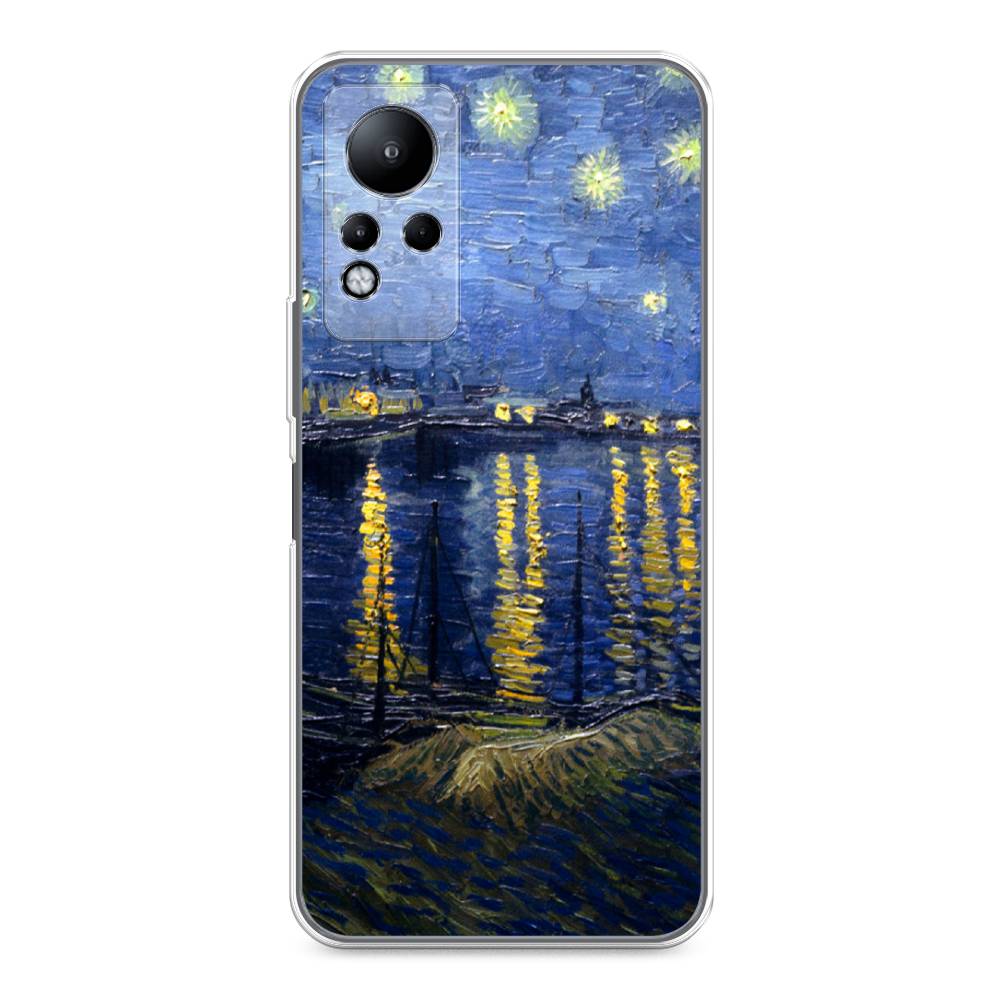 

Чехол для Infinix Note 11/12 G88 "Звездная ночь над Роной", Синий;желтый, 3100450-4