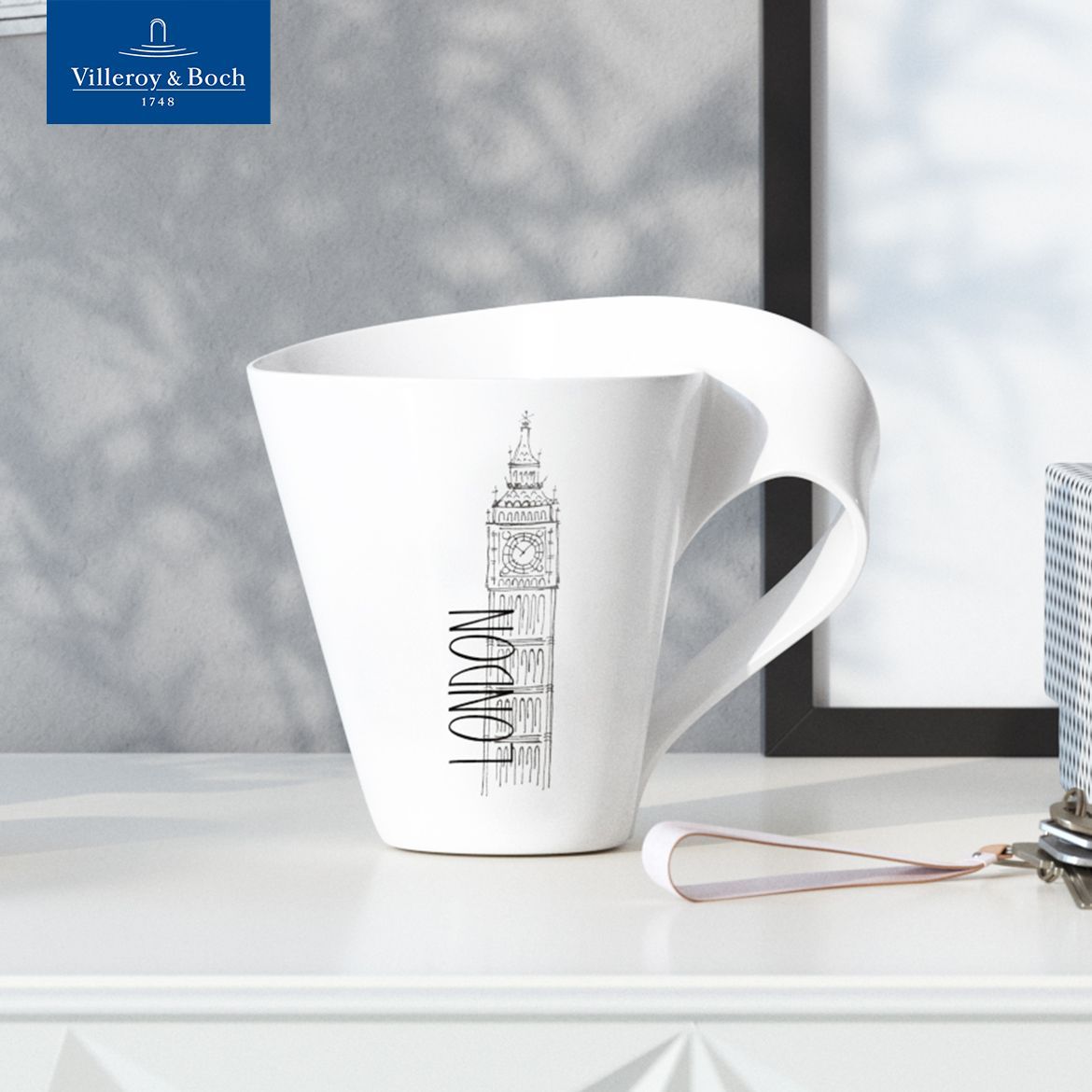 Кружка для чая и кофе Villeroy & Boch 300 мл, NewWave Modern Cities, Лондон