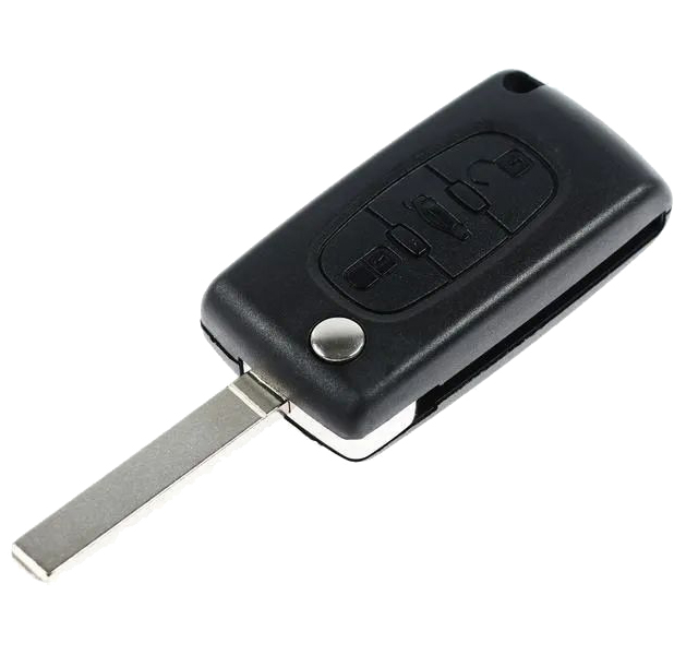 

Корпус ключа, откидной, Peugeot / Citroen