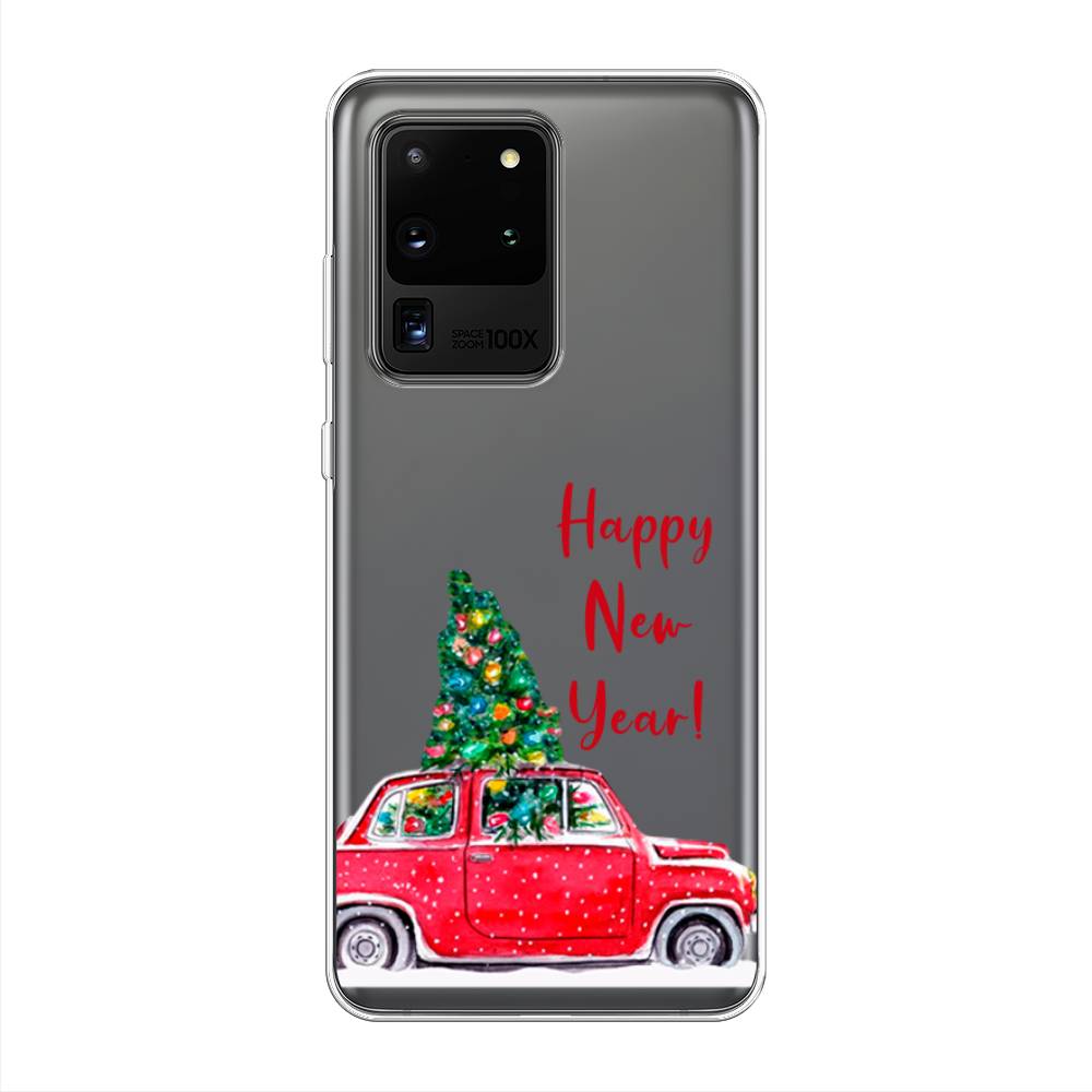 

Чехол для Samsung Galaxy S20 Ultra "Happy New Year", Красный;зеленый, 29450-5