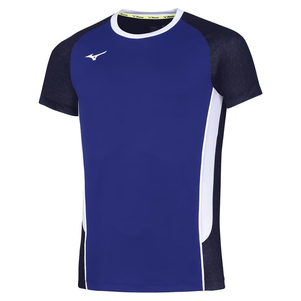 

Футболка мужская Mizuno V2EA7002-22 синяя M, Синий, V2EA7002-22