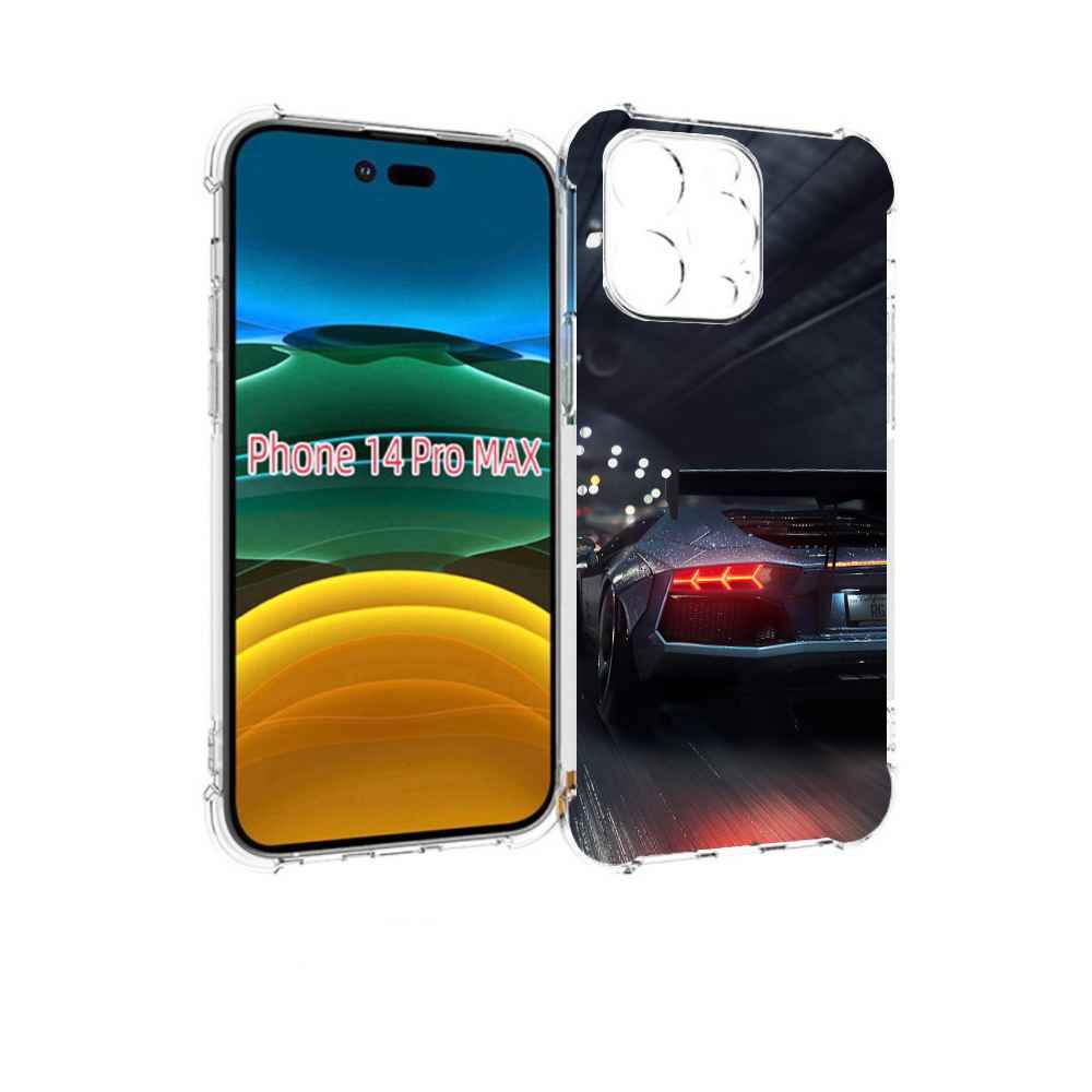 

Чехол MyPads мужской для iPhone 14 Pro Max, Прозрачный, Tocco