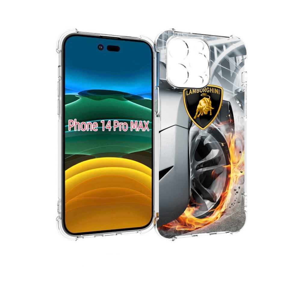 

Чехол MyPads мужской для iPhone 14 Pro Max, Прозрачный, Tocco