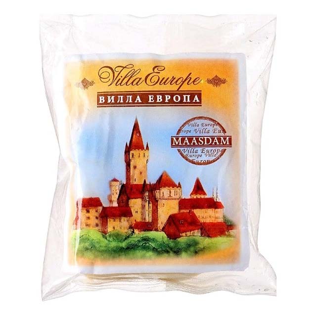 

Сыр полутвердый Villa Europe Маасдам 40% 225 г