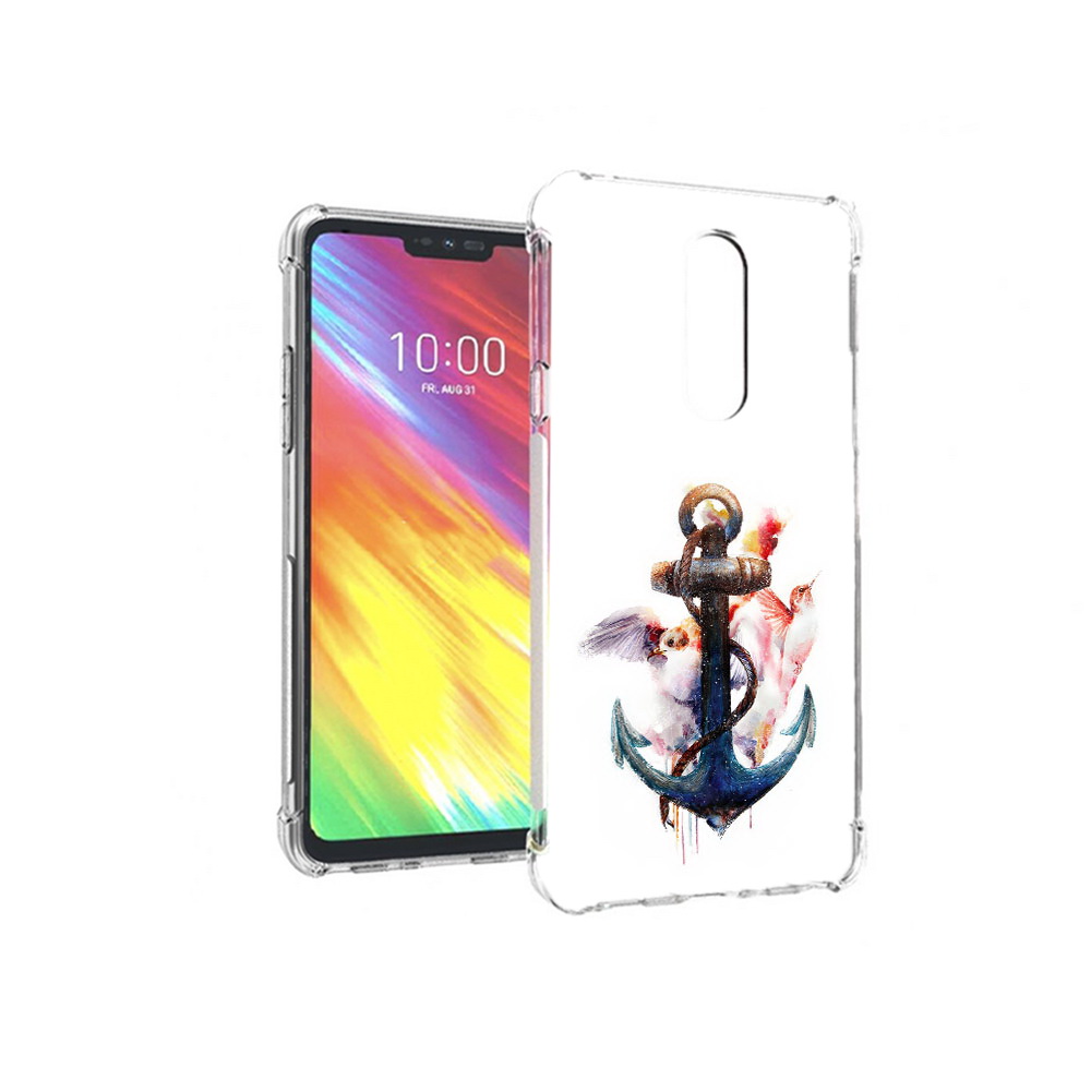 

Чехол MyPads Tocco для LG G7 якорь с птицами (PT124618.72.703), Прозрачный, Tocco