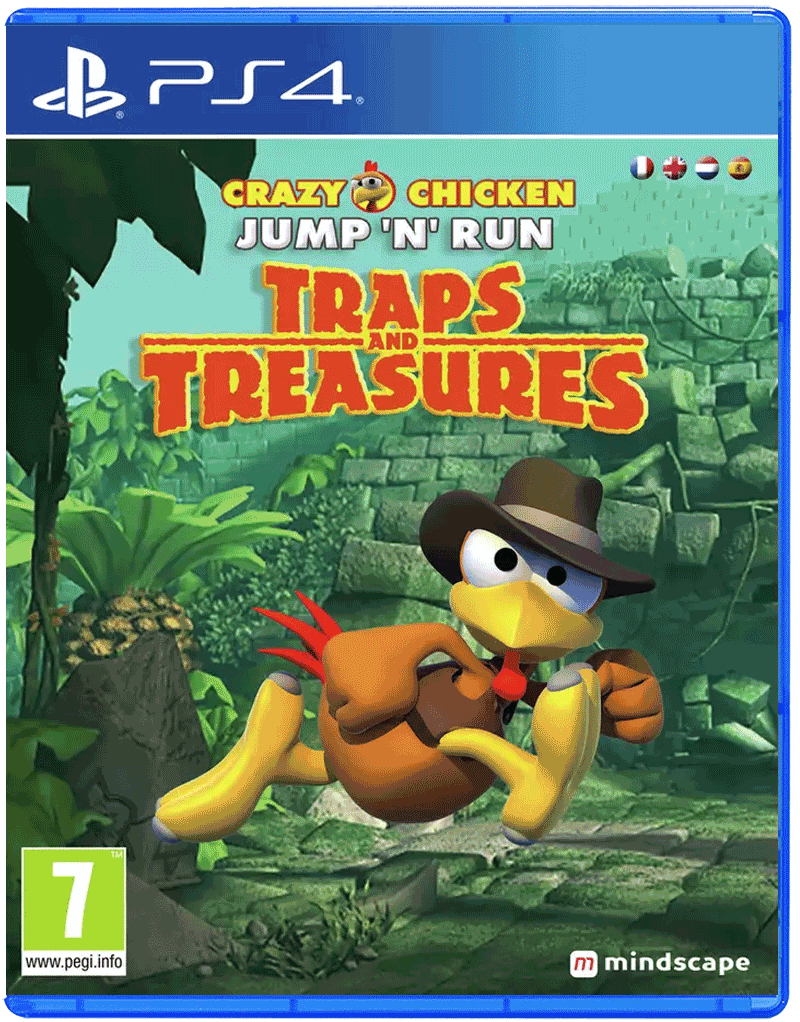 Crazy Chicken Jump 'n' Run Traps and Treasures [Ловушки и Сокровища][PS4, русская версия]