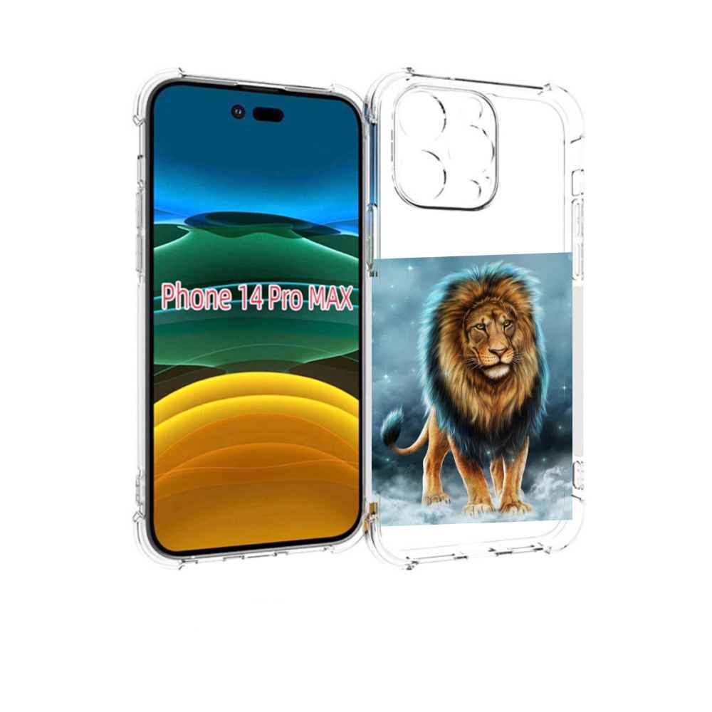 

Чехол MyPads Лев-в-тумане для iPhone 14 Pro Max, Прозрачный, Tocco