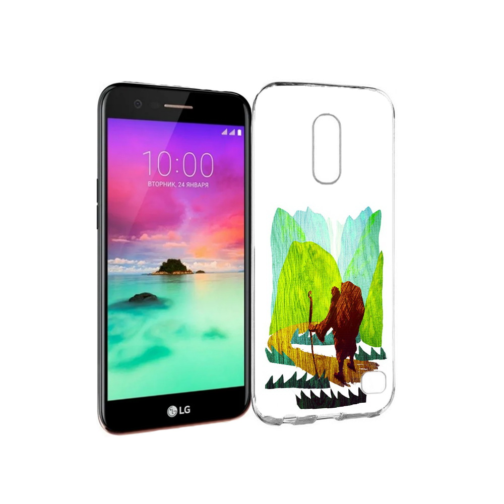 

Чехол MyPads Tocco для LG K10 (2017) Лесная тропа (PT53386.73.106), Прозрачный, Tocco