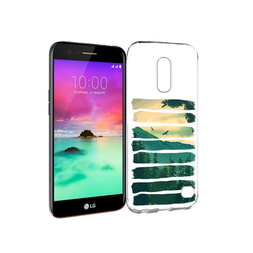 

Чехол MyPads Tocco для LG K10 (2017) Лесная чаща (PT53386.73.107), Прозрачный, Tocco