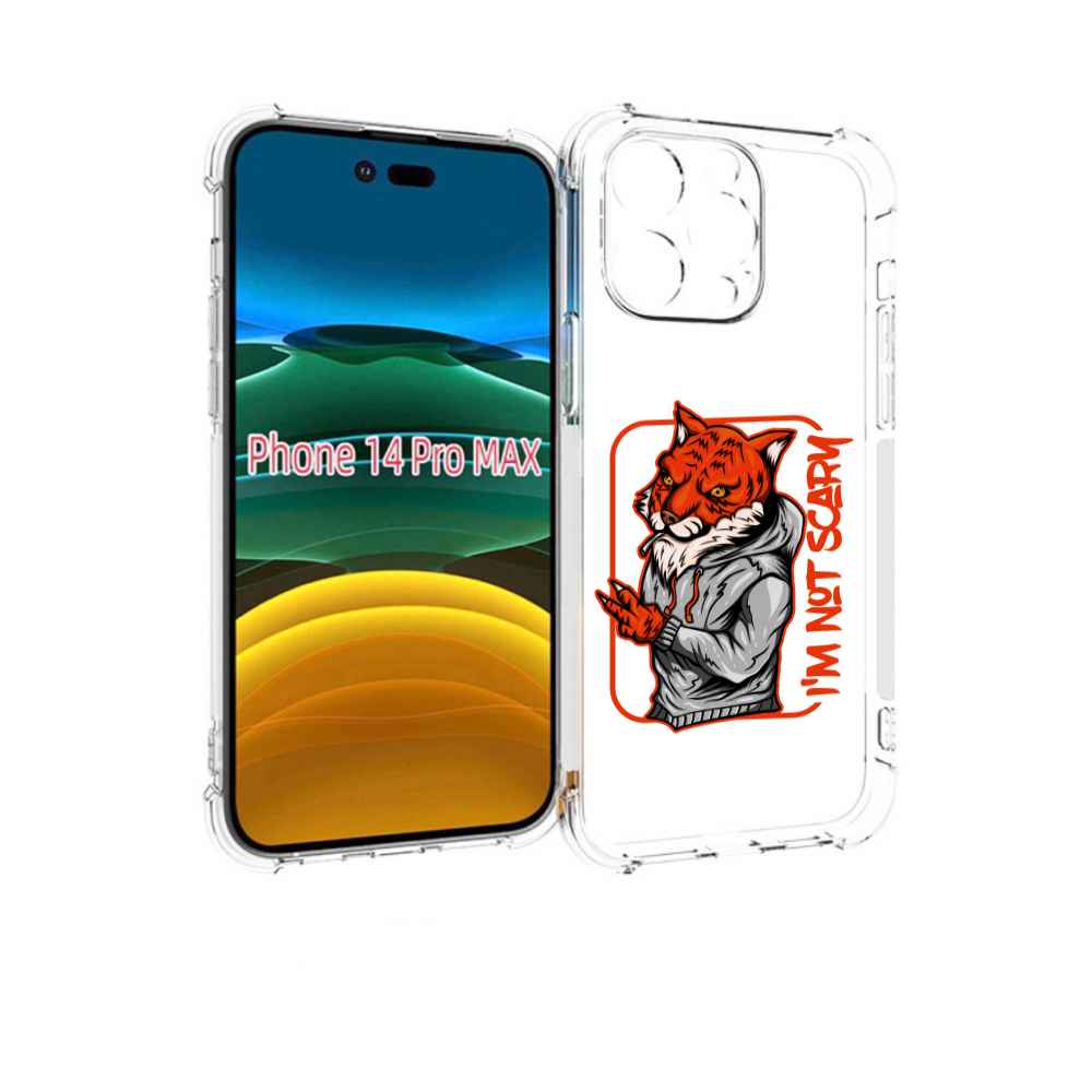 

Чехол MyPads Лис для iPhone 14 Pro Max, Прозрачный, Tocco