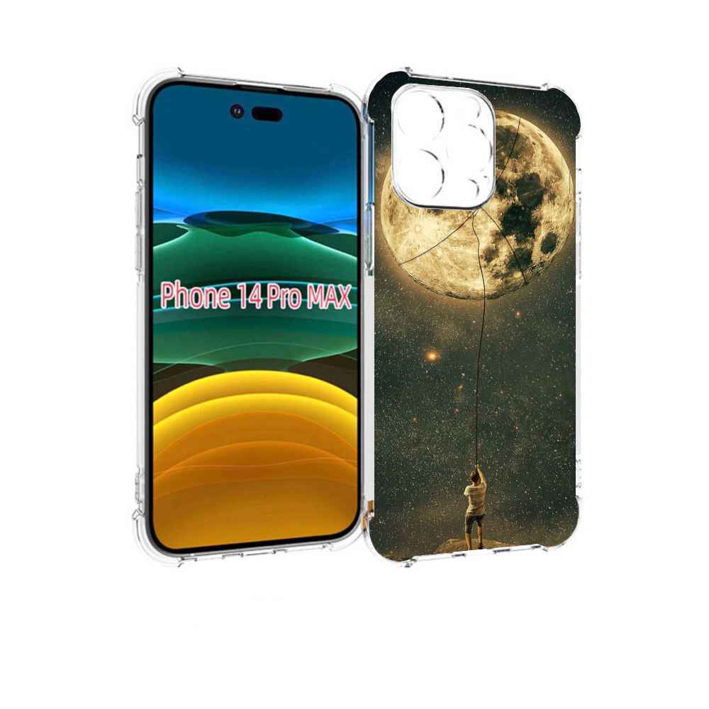 

Чехол MyPads Луна-светит для iPhone 14 Pro Max, Прозрачный, Tocco