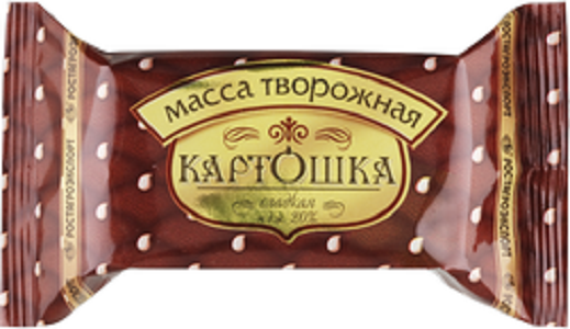 Творожная масса Ростагроэкспорт Картошка 20% 100 г