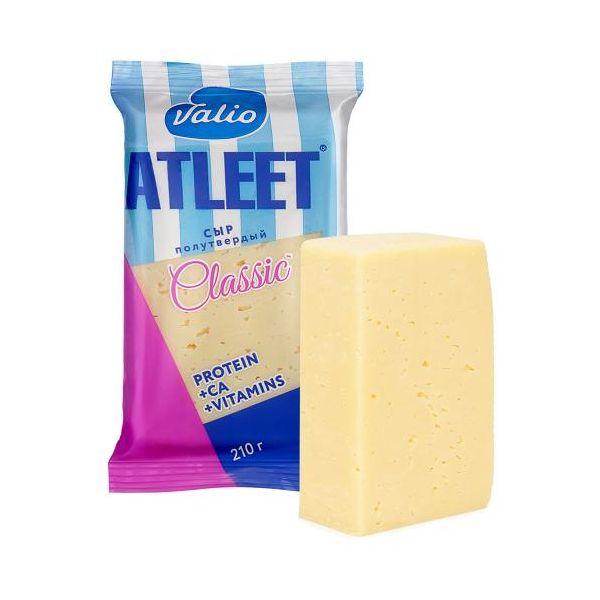 

Сыр полутвердый Atleet Classic фасованный 45% 210 г