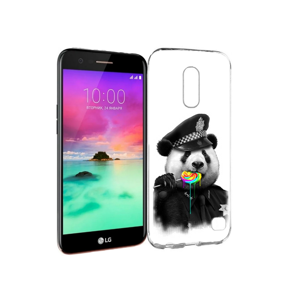 

Чехол MyPads Tocco для LG K10 (2017) Панда полиция (PT53386.73.130), Прозрачный, Tocco