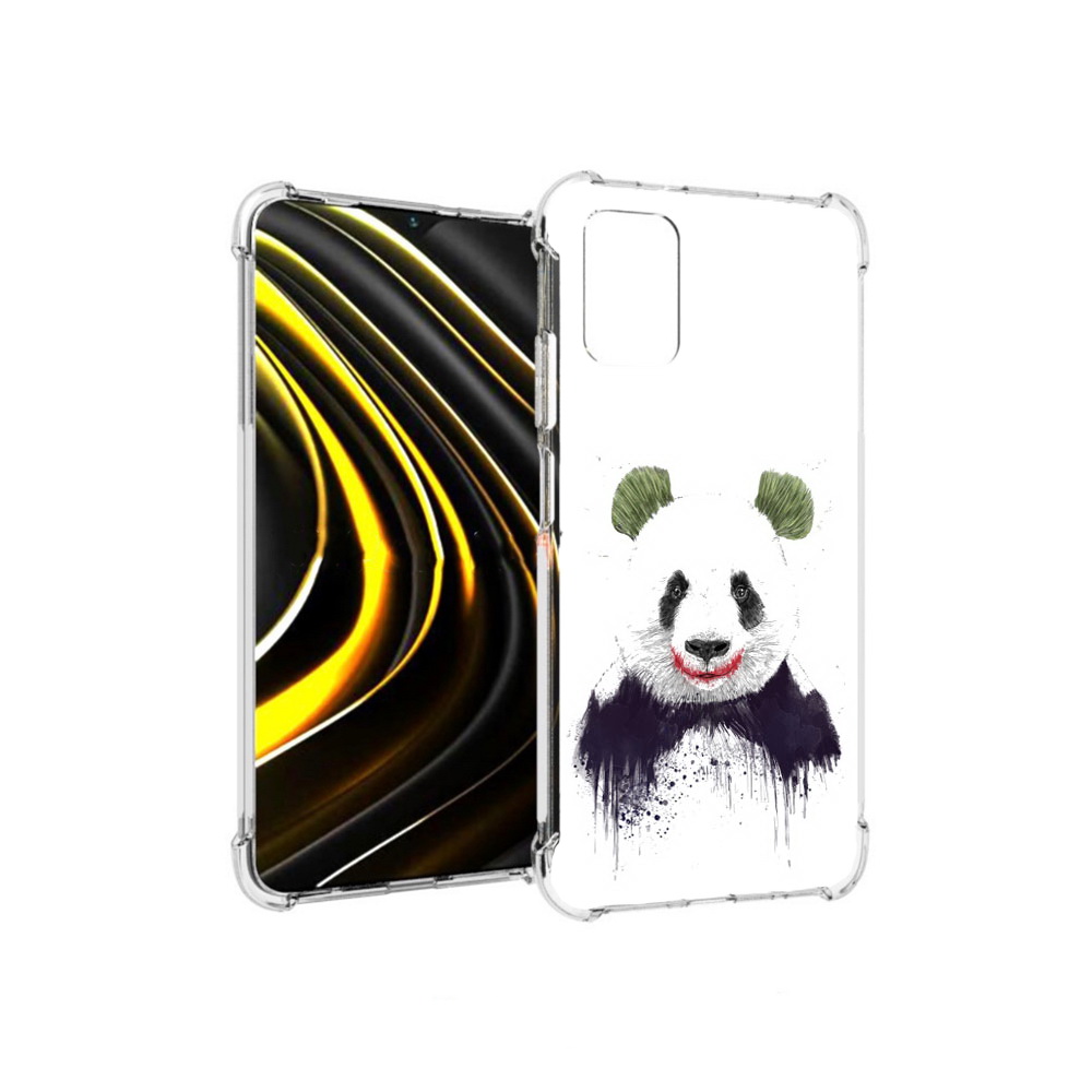 

Чехол MyPads Tocco для Xiaomi Poco M3 панда джокер (PT156204.280.533), Прозрачный, Tocco