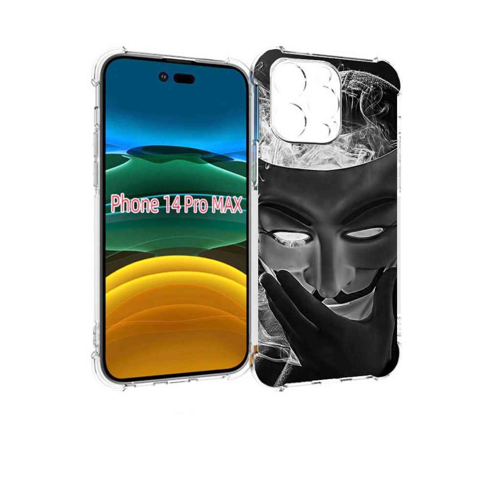 

Чехол MyPads Маска для iPhone 14 Pro Max, Прозрачный, Tocco