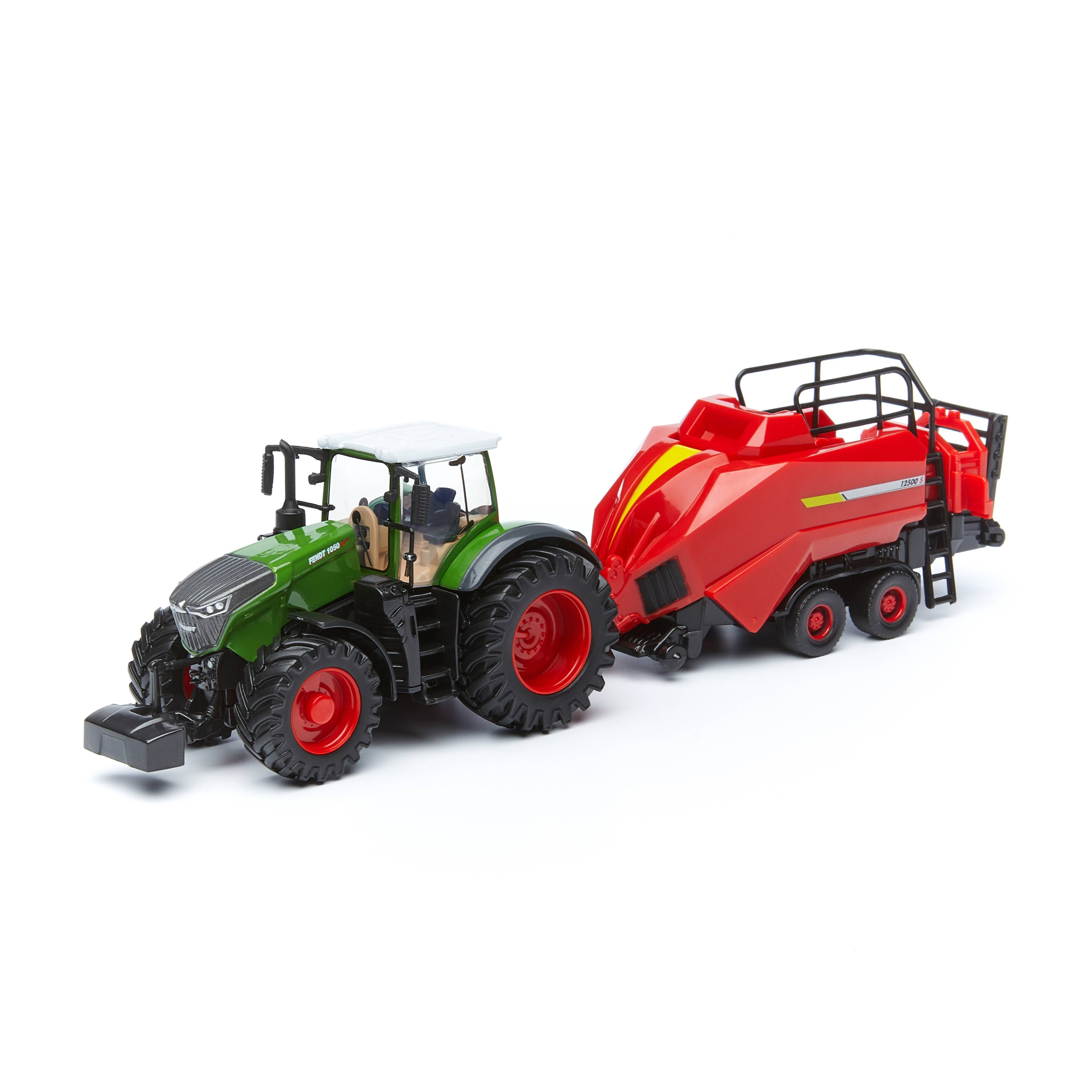 фото Bburago модель трактора fendt 1050 vario with baler lifter, 1:32 18-31663