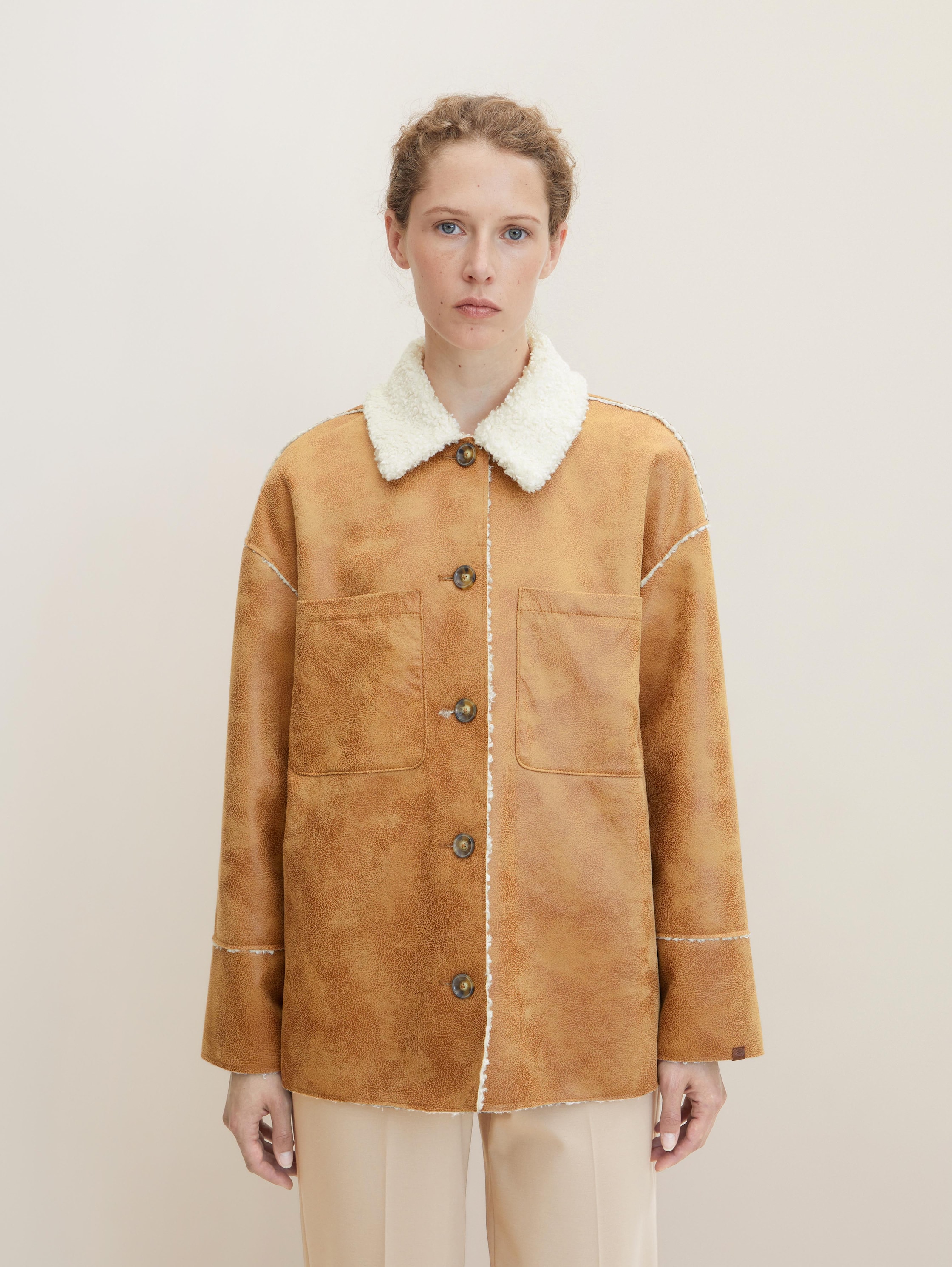 

Пальто женское TOM TAILOR 1032510 коричневое 2XL, 1032510