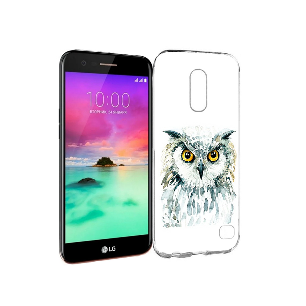 

Чехол MyPads Tocco для LG K10 (2017) Серьезная сова (PT53386.73.156), Прозрачный, Tocco