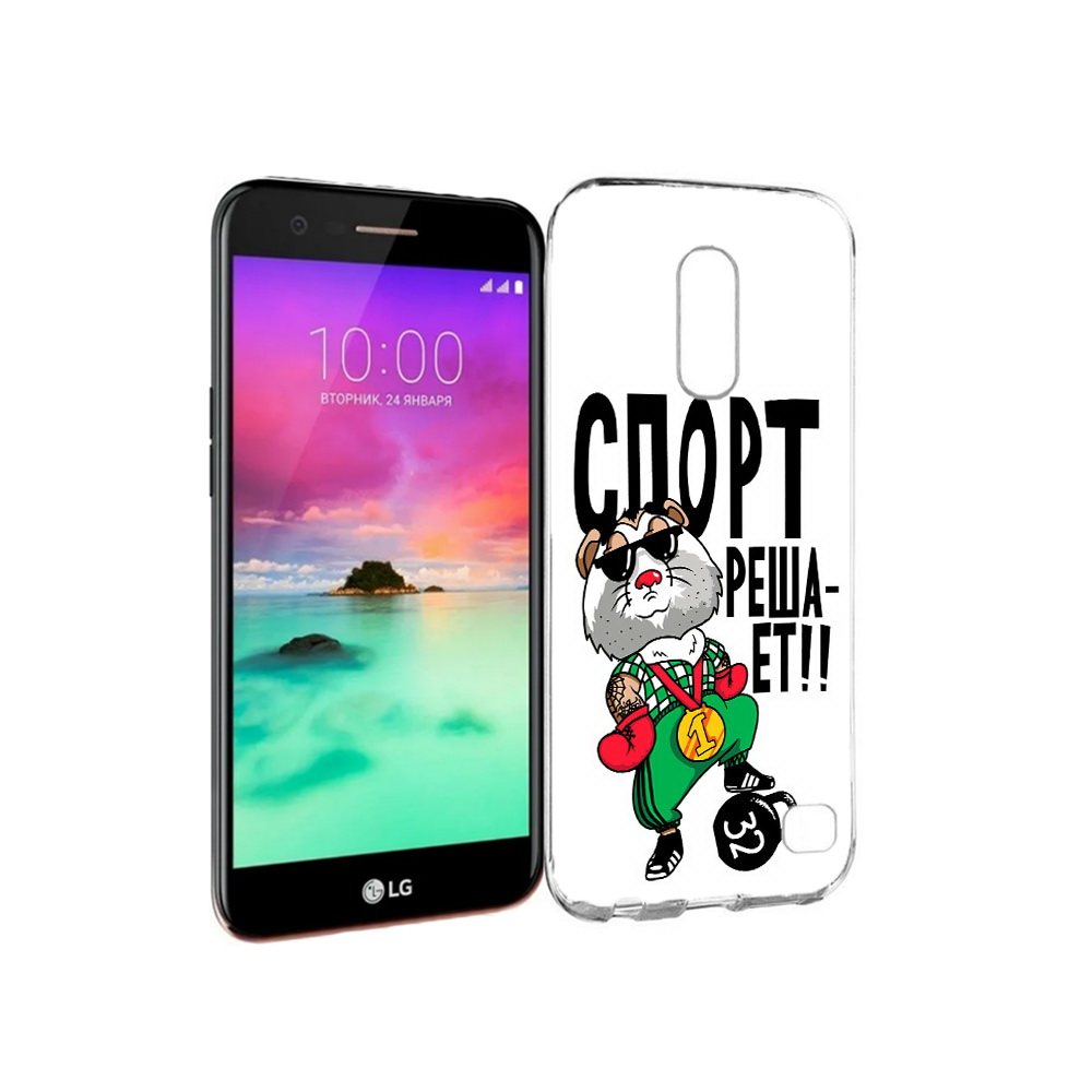 

Чехол MyPads Tocco для LG K10 (2017) Спорт решает (PT53386.73.161), Прозрачный, Tocco