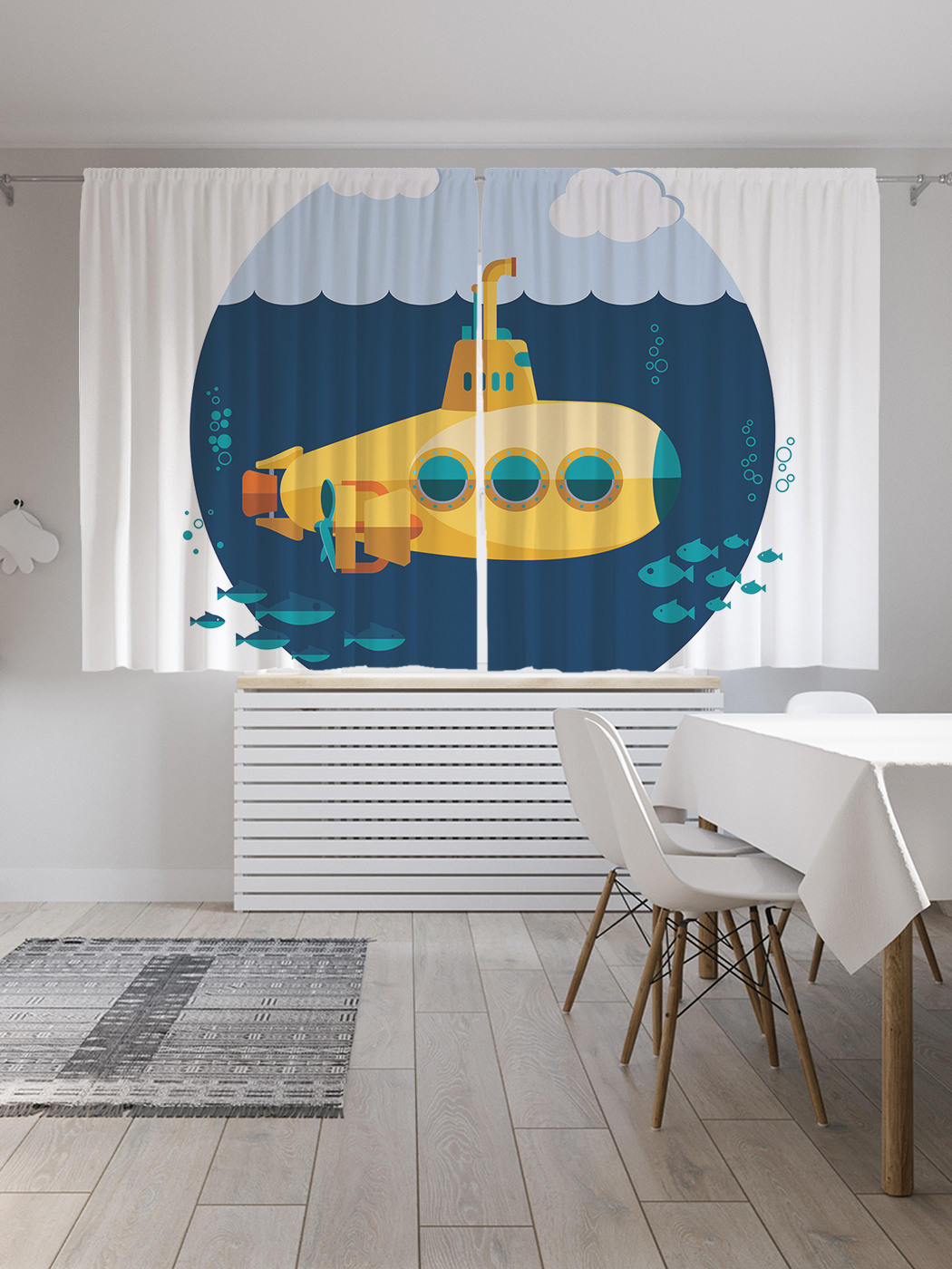 

Шторы JoyArty с фотопечатью "Батискаф на перископе" из сатена, 290х180 см, Батискаф на перископе