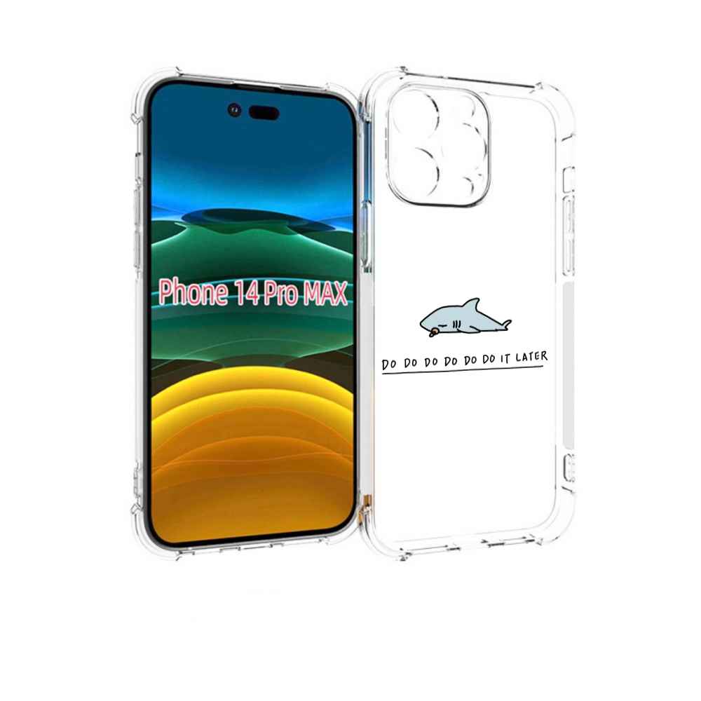 

Чехол MyPads -акула для iPhone 14 Pro Max, Прозрачный, Tocco