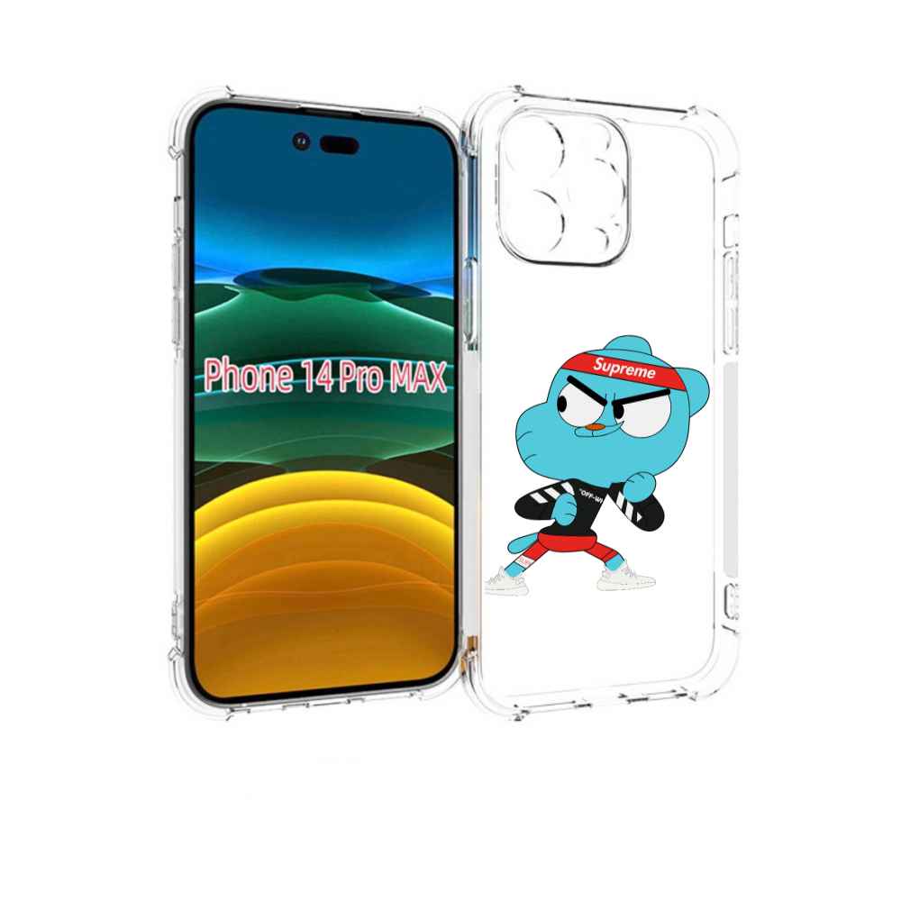 

Чехол MyPads Модный-Гамбол для iPhone 14 Pro Max, Прозрачный, Tocco