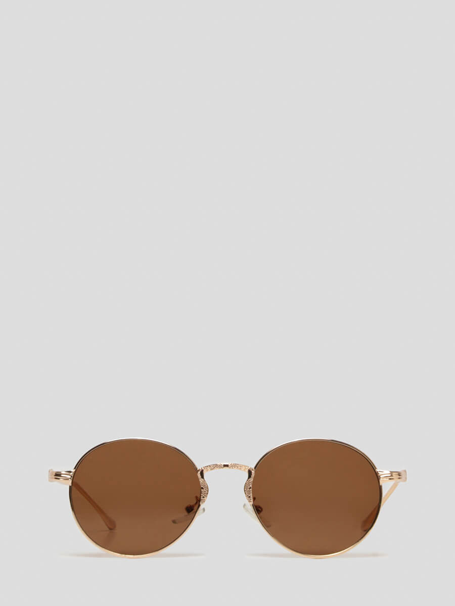 Солнцезащитные очки унисекс Vitacci EV23023-3 коричневые