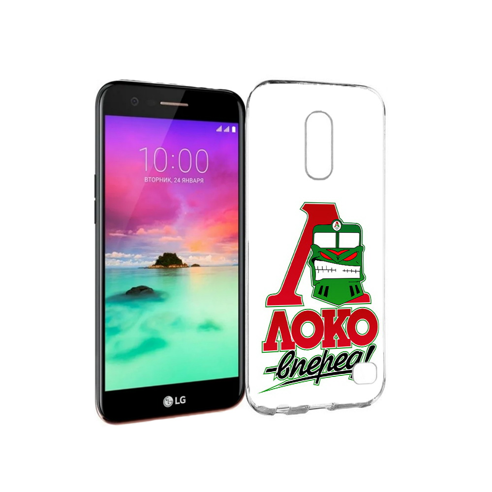 

Чехол MyPads Tocco для LG K10 (2017) ФК локо вперед (PT53386.73.181), Прозрачный, Tocco