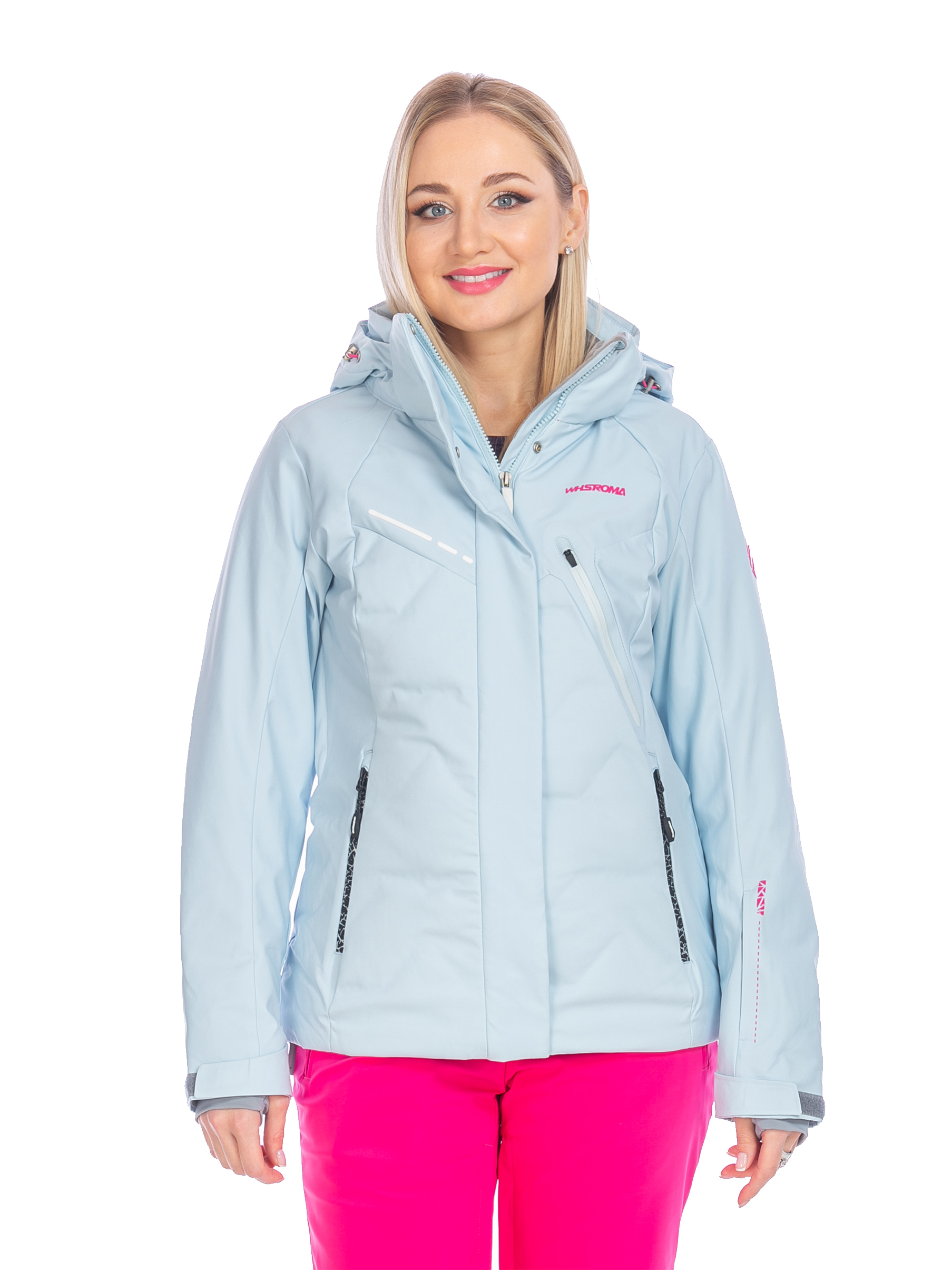 

Спортивная куртка женская WHSROMA 8783402 голубая 2XL, 8783402
