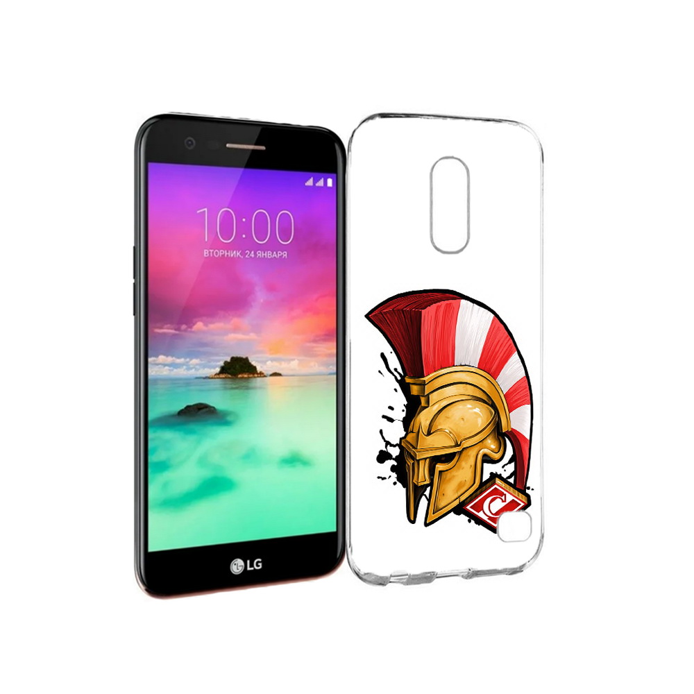 

Чехол MyPads Tocco для LG K10 (2017) ФК спартак шлем (PT53386.73.185), Прозрачный, Tocco