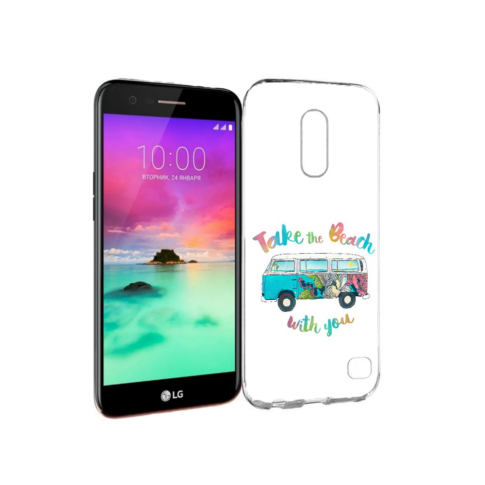 

Чехол MyPads Tocco для LG K10 (2017) Хиппи автобус (PT53386.73.190), Прозрачный, Tocco