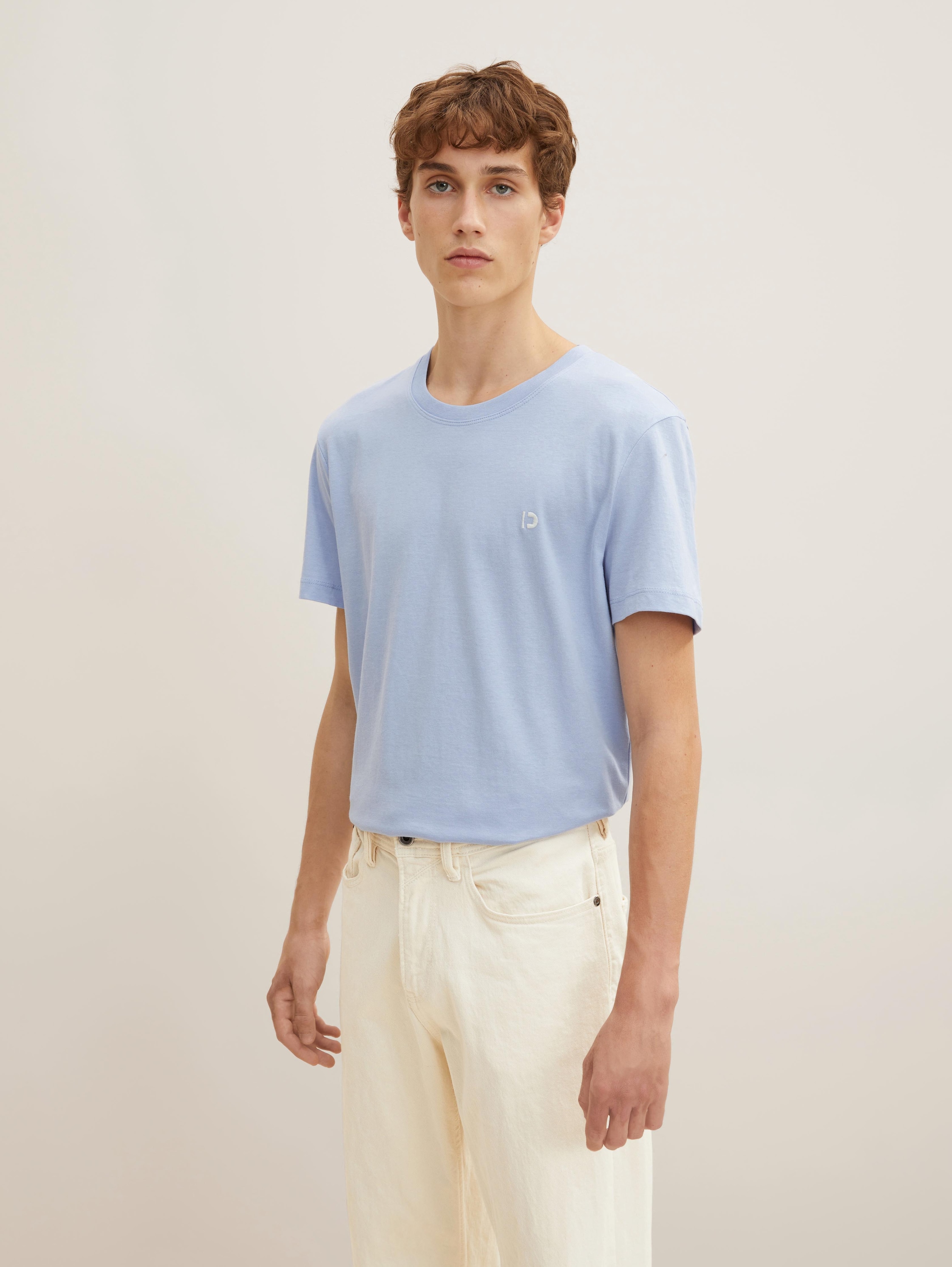 

Футболка мужская TOM TAILOR 1033024 голубая 2XL, 1033024
