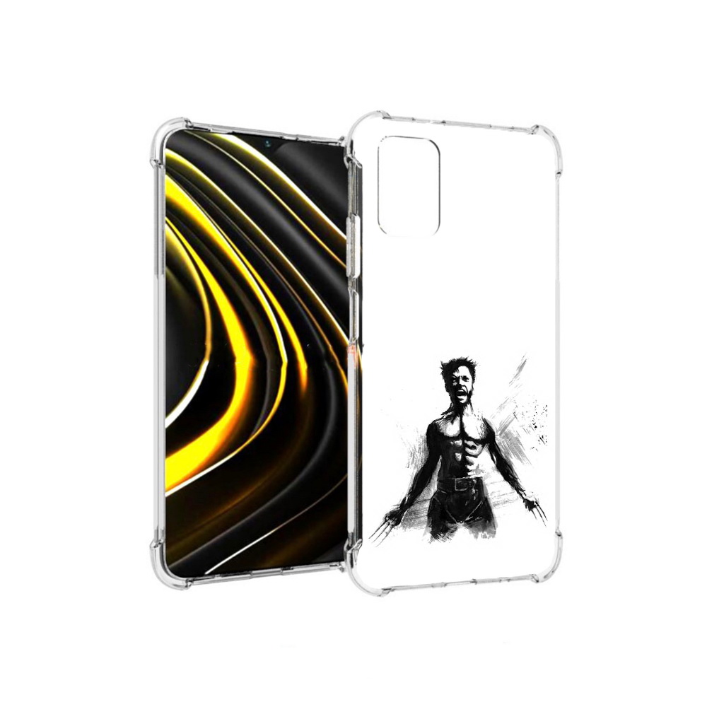 

Чехол MyPads Tocco для Xiaomi Poco M3 росомаха (PT156204.280.587), Прозрачный, Tocco