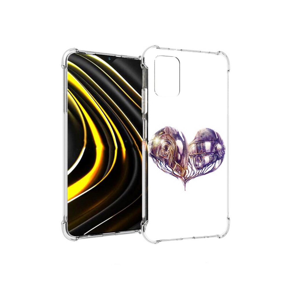

Чехол MyPads Tocco для Xiaomi Poco M3 сердце абстракция (PT156204.280.596), Прозрачный, Tocco