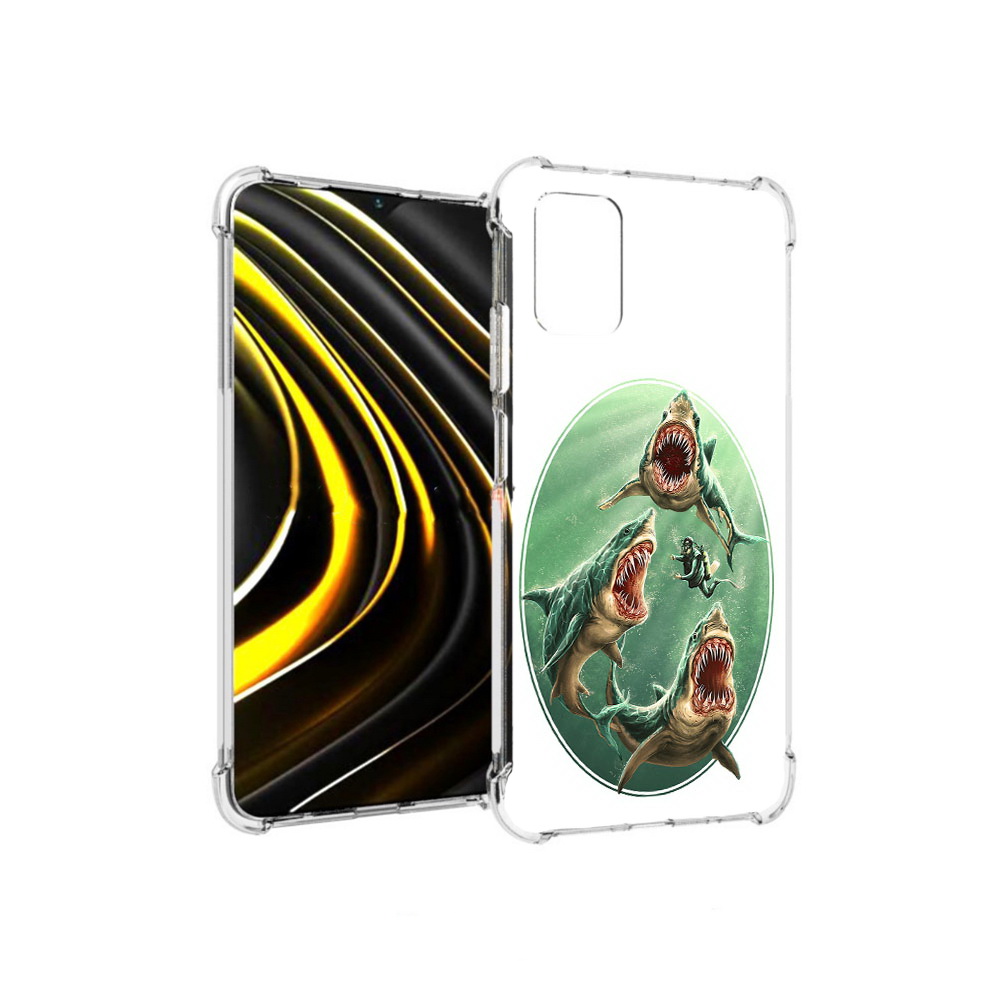 

Чехол MyPads Tocco для Xiaomi Poco M3 синяя бездна (PT156204.280.600), Прозрачный, Tocco