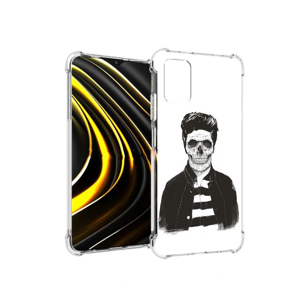 

Чехол MyPads Tocco для Xiaomi Poco M3 скелет (PT156204.280.604), Прозрачный, Tocco