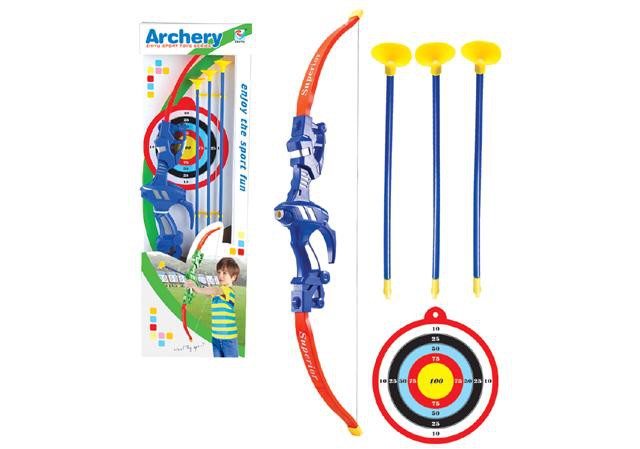 Next Набор Меткий стрелок (Лук игрушечный со стрелами и мишенью) ZY1901 с 6 лет игровой набор junfa арбалет со стрелами и мишенью wg a4163