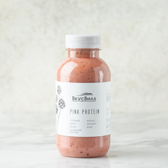 

Напиток миндальный ВкусВилл Pink Protein фруктовый 300 мл