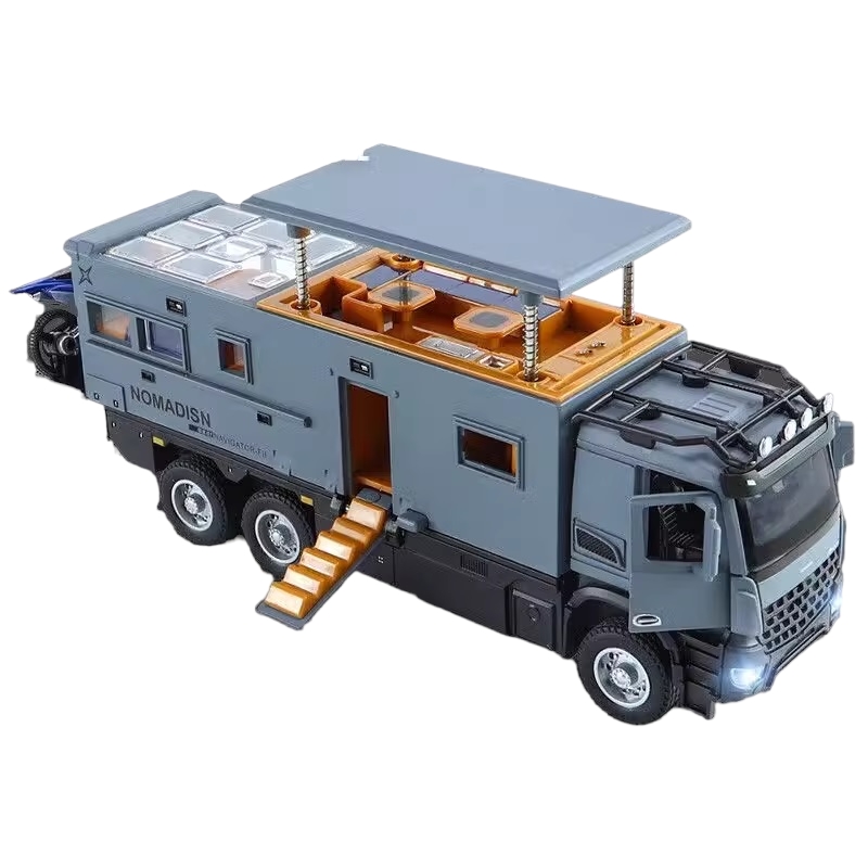 Машинка металлическая кемпер, B3217_g omadison Pilot F RV 2022 Mercedes-Benz 1:24