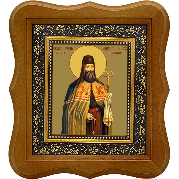 

Петр (Могила), Святитель митрополит Киевский. Икона на холсте.
