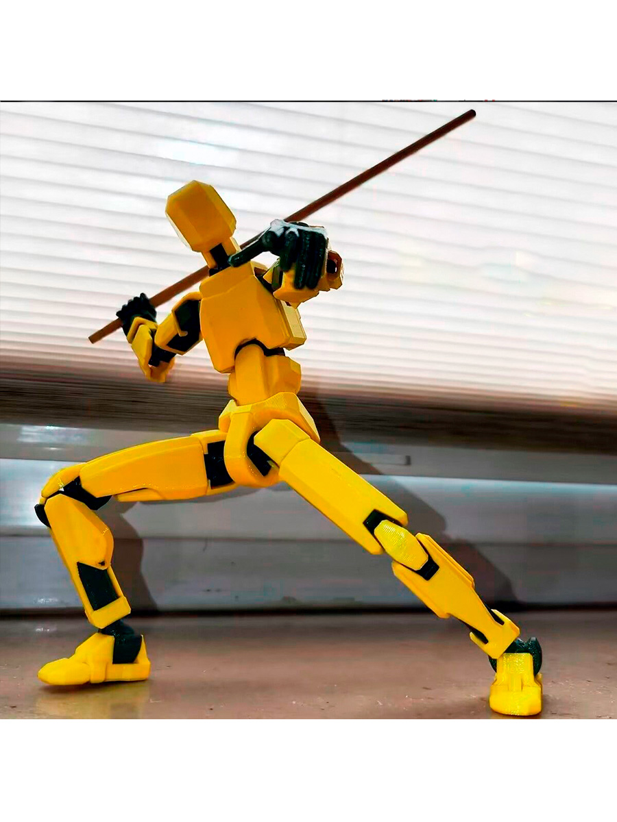 

Подвижная фигурка ГлавноеИдеиРФ аниме робот 3d Robo 1 шт, Robo