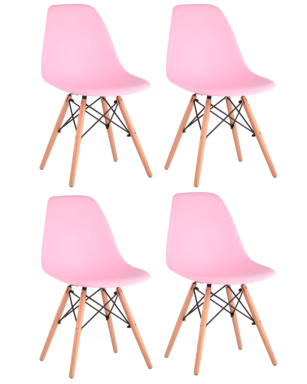 

Стул Stool Group DSW 8056PP PINK BOX, розовый, EAMES DSW