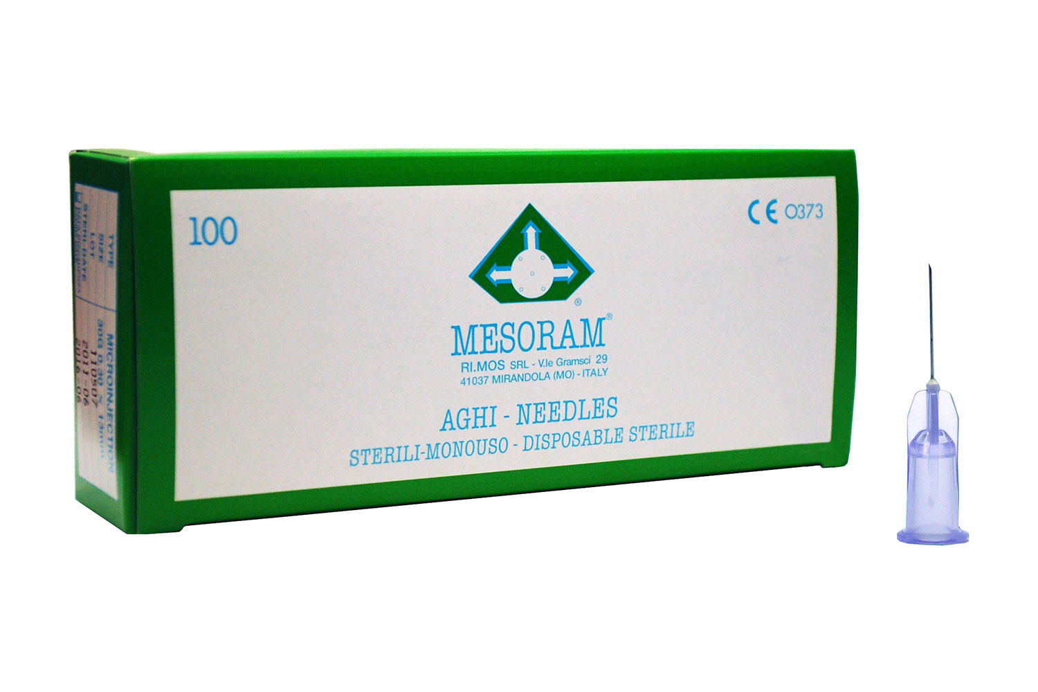 Мезоигла Mesoram 30G 0.3x13 100 шт. 710306