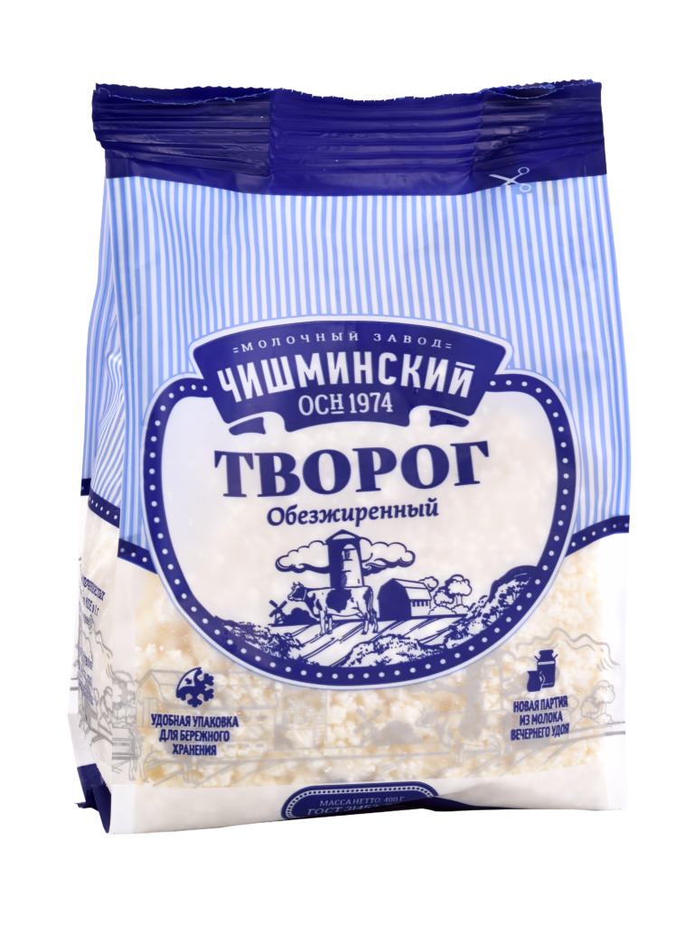 

Творог Молочный завод Чишминский 1,8% 400 г