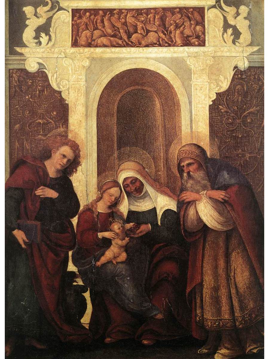 

Постер DRABS A3 Лудовико Мадзолино Madonna and Child with Saints